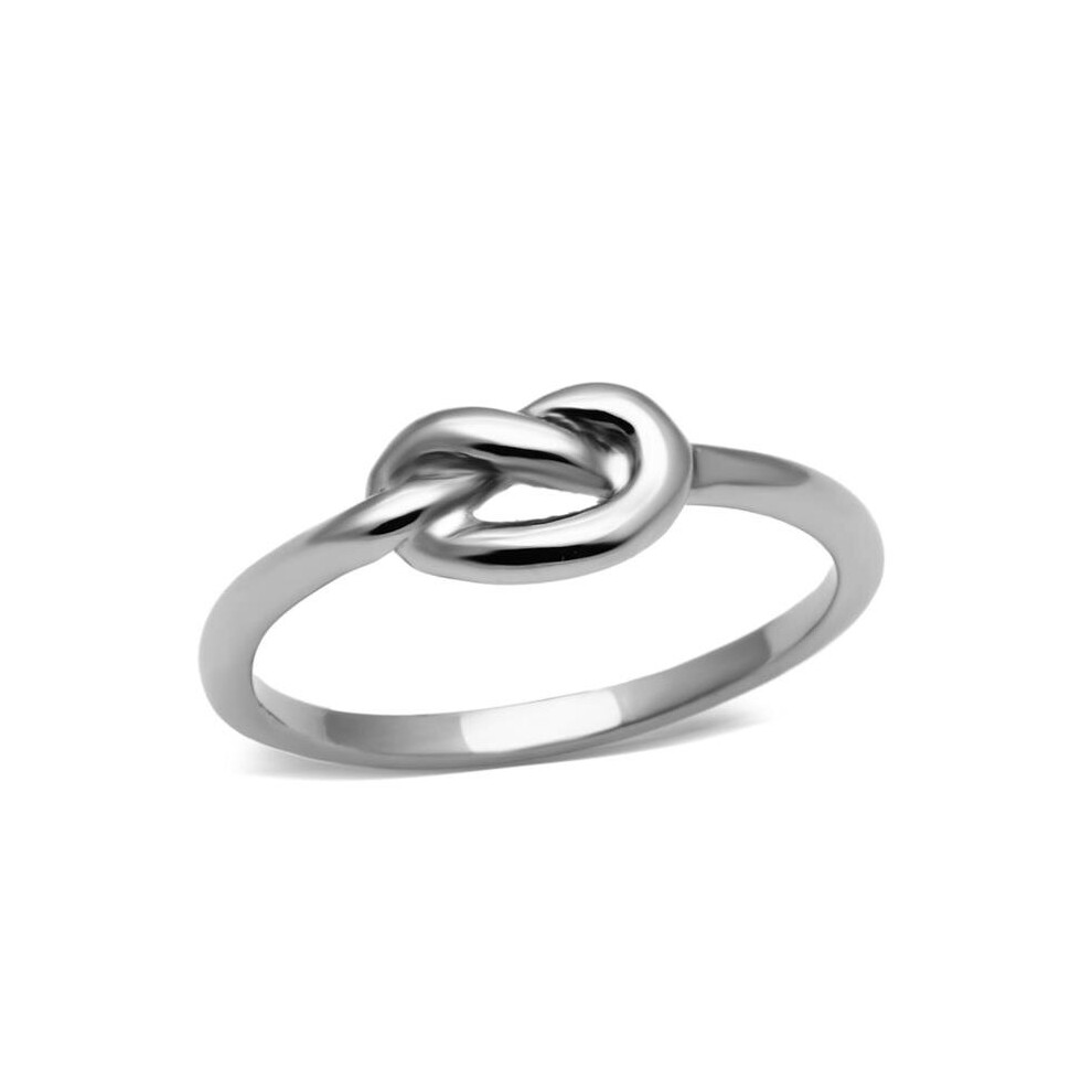 Photos - Ring Women High Polished Stainless Steel  with No Stone in No Stone - Size 6