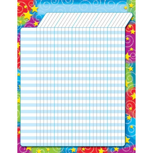 Stars N Swirls Incentive Chart - 6 Each
