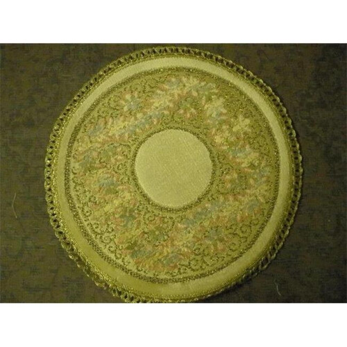 10 in. Begium Doily Rubens, Gold