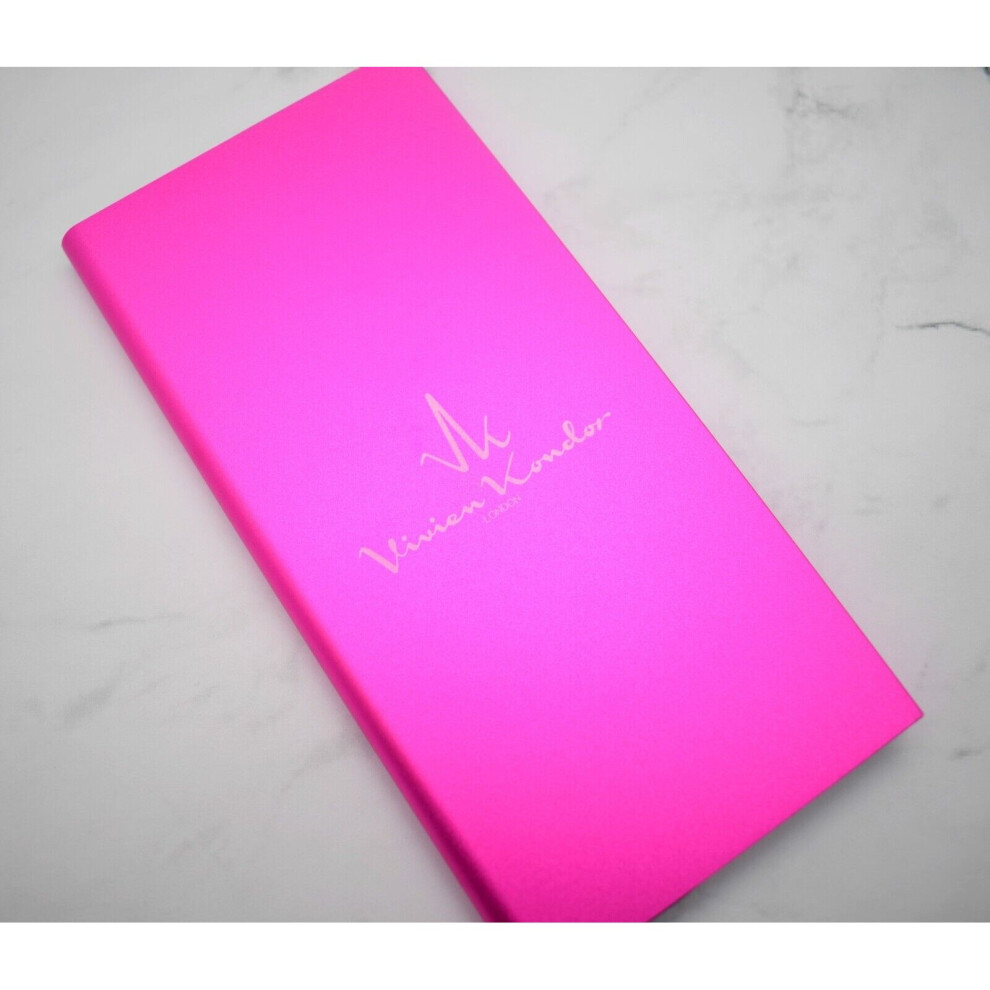 (Pink) Slim Travel Smart Powerbank 10000Mah Dual Charging Pink 705632327173