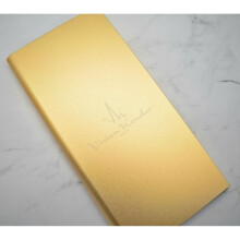 (Gold) Slim Travel Smart Powerbank 10000mAh Dual Charging