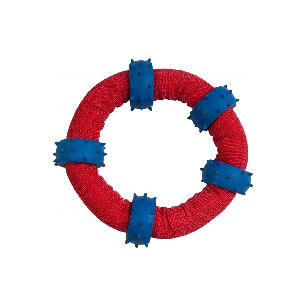 Gladiator Tuff Nylon Tug with Spike Rings Toy for Dogs 