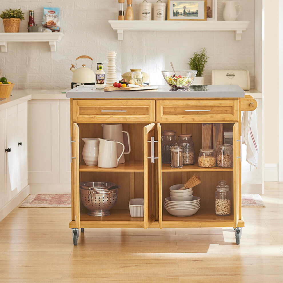 SoBuy® FKW69-N, Kitchen Storage Trolley Kitchen Cabinet Kitchen Island