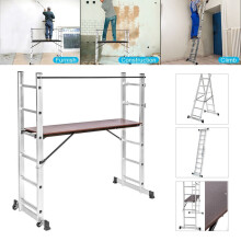 Multi Purpose Working Scaffolding Ladder Working W/Wheels Platform
