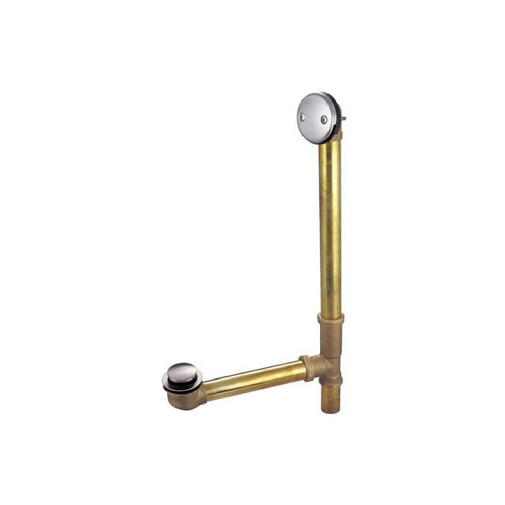 Tip Toe Waste And Overflow - Satin Nickel Finish 753678311328