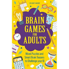 Brain Games for Adults: Mixed Puzzles and Smart Brainte - Moore, Gareth - Paperback / sof -25/11/2021