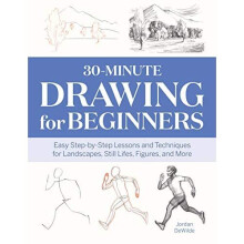 30-Minute Drawing for Beginners: Easy Step-By-Step Les - Dewilde, Jordan - Paperback / sof -09/02/2021