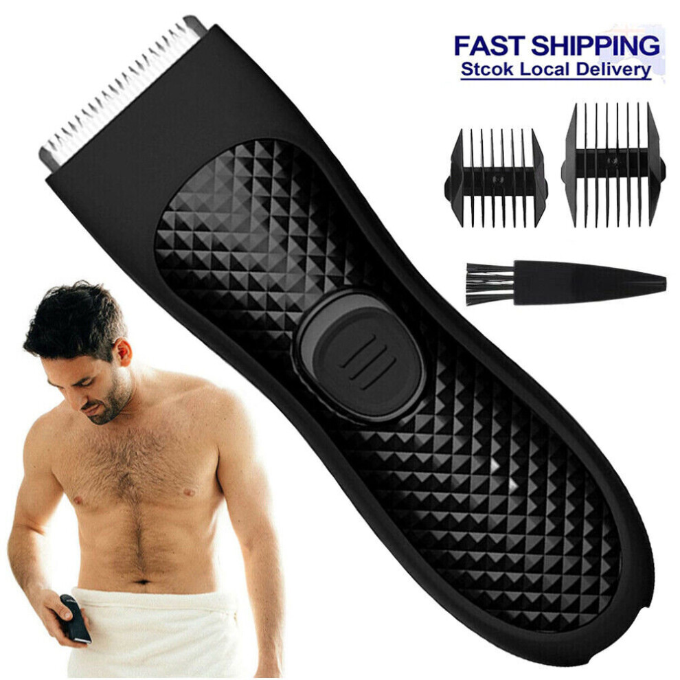 Oph-Store Electric Groin Hair Trimmer For Men Ball Shaver Body Groomer Manscape
