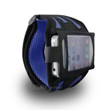(Blue) Waterproof Phone Jogging/Gym Armband for Iphone 13 &14