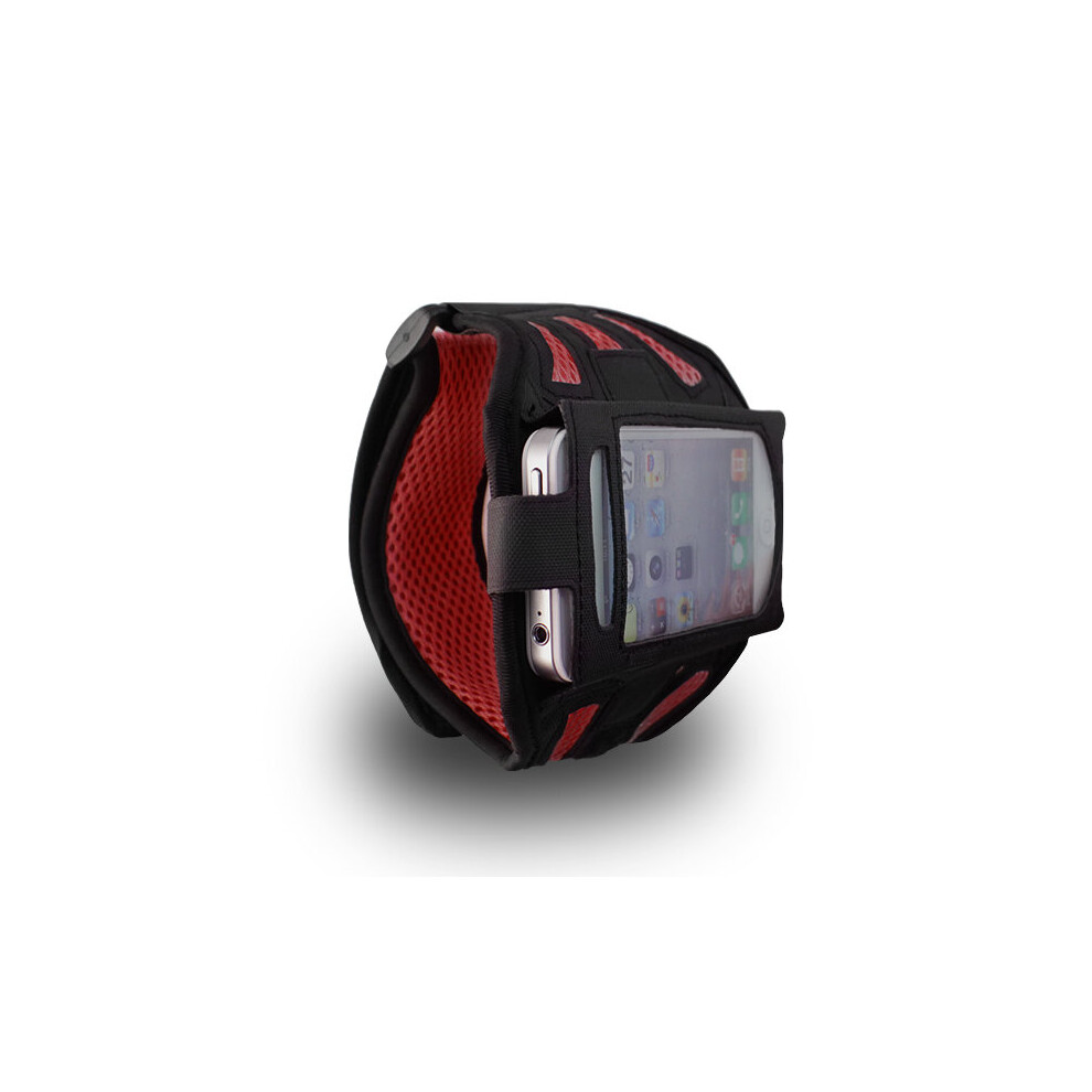 (Red) Waterproof Phone Jogging/Gym Armband For Iphone 13 &14 Red 5055546005526