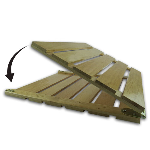PLAYWELL FOLDABLE WALL MOUNTED BELT DISPLAY - HOLDS 10 BELTS 2