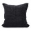 (Black, 21"x21" Filled Cushion) Large Chenille cushion covers or cushion Plain 1