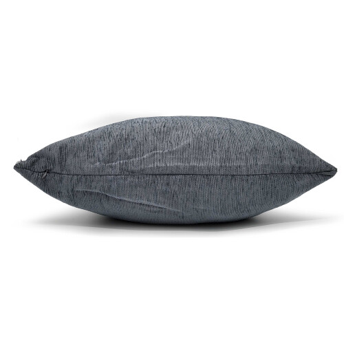 (Grey, 17"x17" Cover Only) Large Chenille cushion covers or cushion Plain 2