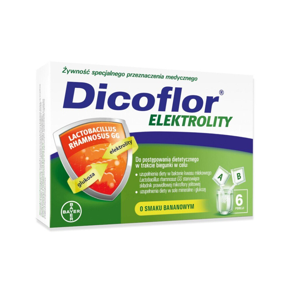 Dicoflor Electrolytes for children and adults 12 sachets