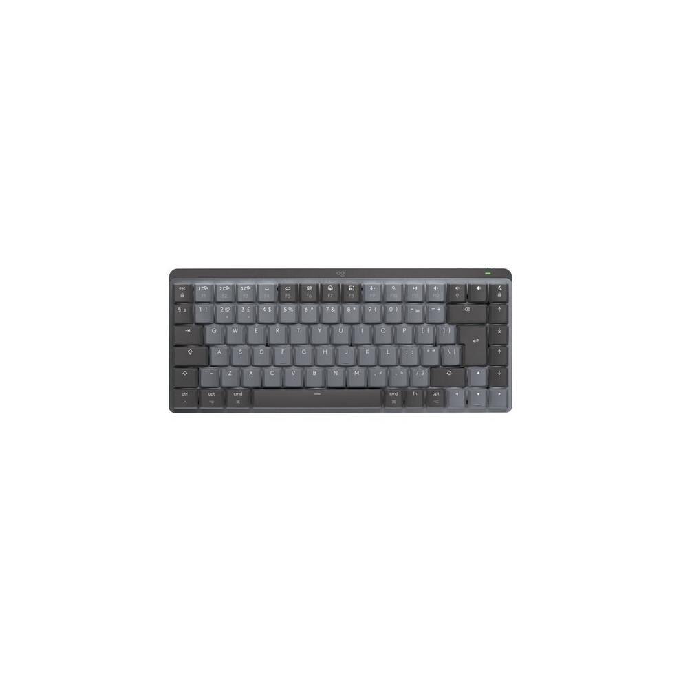 Logitech Mx Mini Mechanical For Mac Keyboard Bluetooth Qwerty Uk English Graphite, Grey