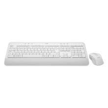 Logitech Signature MK650 Combo For Business keyboard Mouse included RF Wireless + Bluetooth QWERTY UK International White