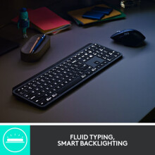 Logitech MX Keys combo for Business Gen 2 keyboard Mouse included RF Wireless + Bluetooth QWERTZ German Graphite