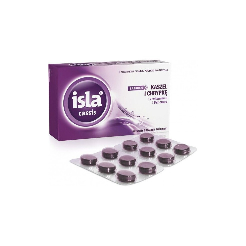 Engelhard Isla Cassis With Blackcurrant Extract, Sore Throat Cold & Flu