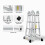 4.7M Folding Ladder Extendable with Platform Scaffold Ladder 3