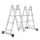 4.7M Folding Ladder Extendable with Platform Scaffold Ladder 5