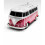 (Red) Bluetooth Disco Lights Crystal Car Shaped Speaker 1