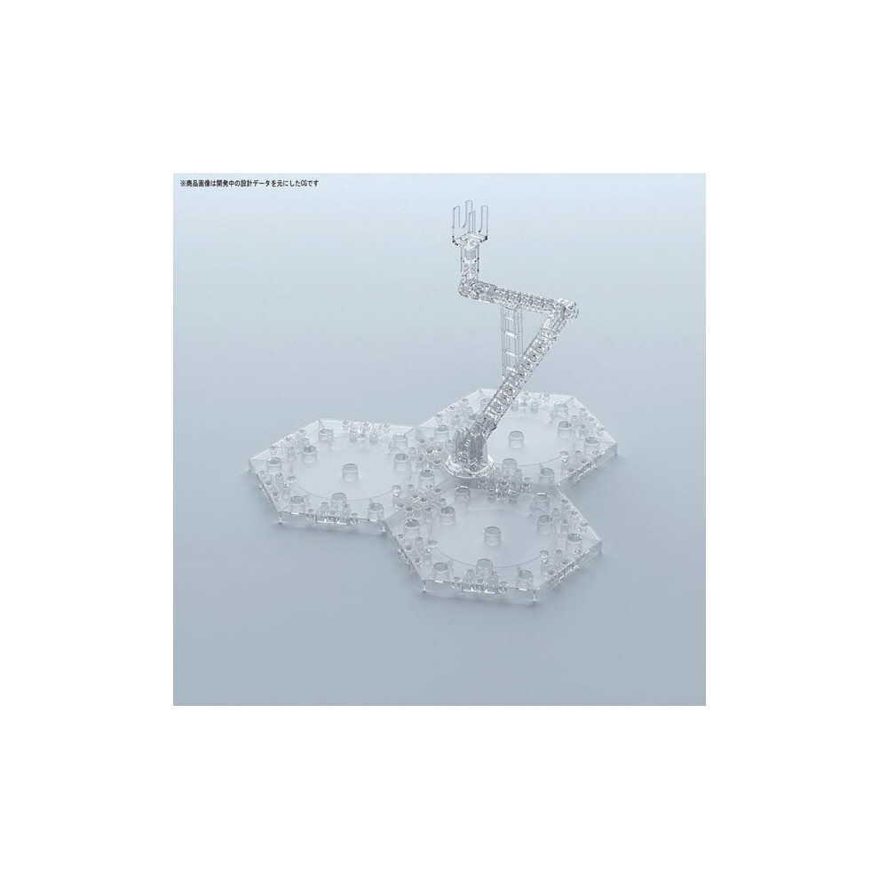 Bandai Clear Action Base Stand to suit 1/144 and 1/100 scale Gundam Models