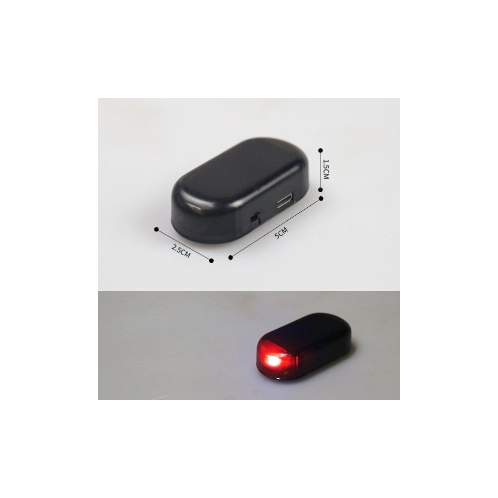 () Car Fake Security Solar Powe Simulated Dummy Alarm Wireless Warning Anti-Theft Caution Lamp Red/Light 5000015424919