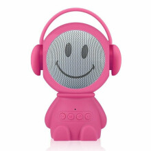 (Pink) Cartoon Baby Bluetooth Speaker