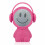 (Pink) Cartoon Baby Bluetooth Speaker 1