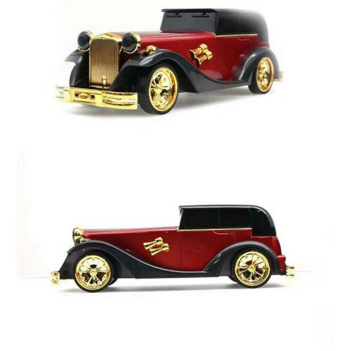 (Red) Bluetooth Vintage Classic Music Car Shaped Speaker
