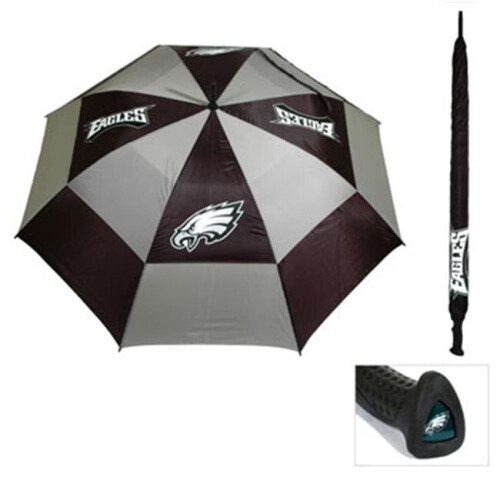 Team Golf  Philadelphia Eagles 62 in. Double Canopy Umbrella