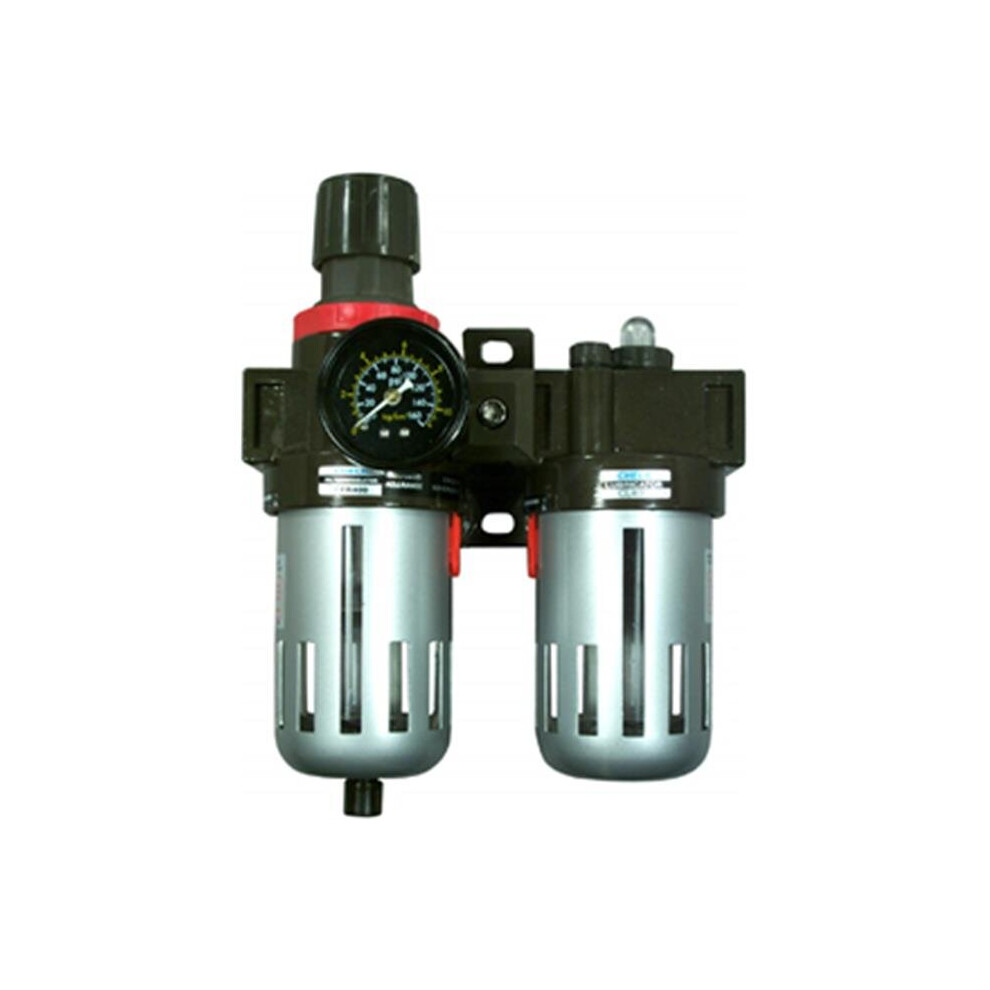 Astro Pneumatic Tool Co Astro Pneumatic Filter Regulator & Lubricator With Gauge