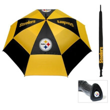 Team Golf Pittsburgh Steelers 62 in. Double Canopy Umbrella