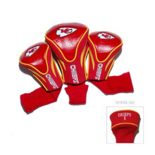 Team Golf Kansas City Chiefs 3 Pack Contour Fit Headcover