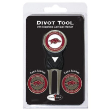 Team Golf University of Arkansas Divot Tool Pack with Signature tool