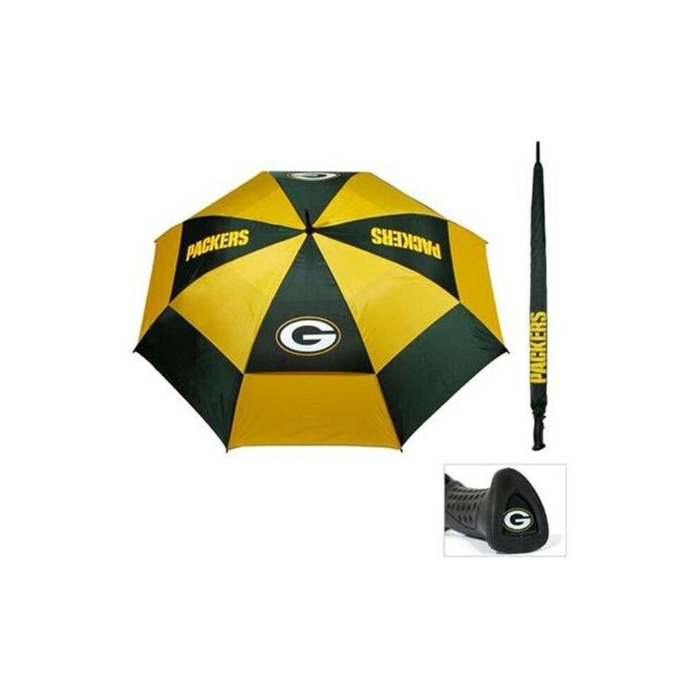 Team Golf  Green Bay Packers 62 in. Double Canopy Umbrella