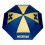 Team Golf  Michigan Wolverines 62 in. Double Canopy Umbrella 1