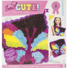 Butterfly Sew Cute Latch Hook Craft Kit