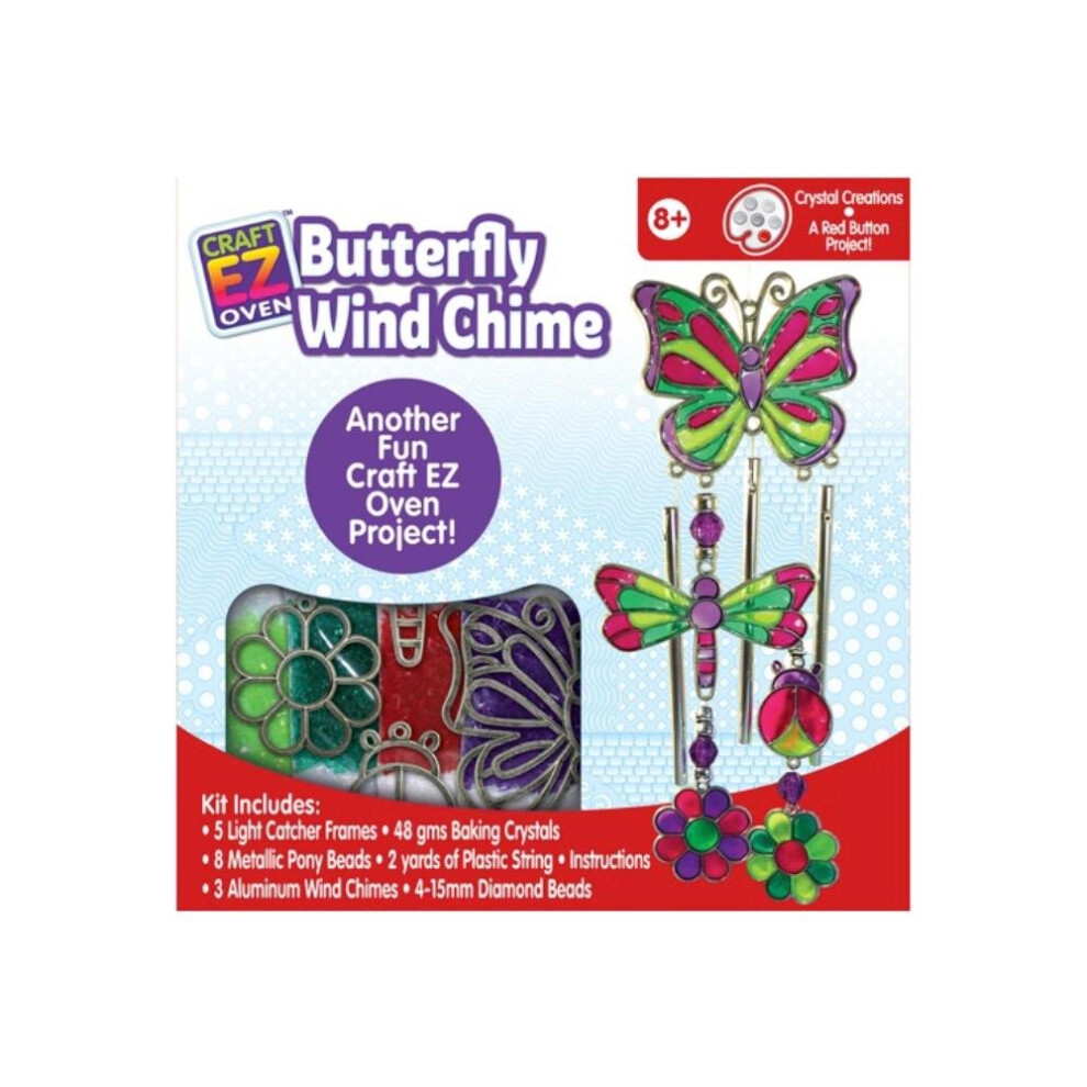 Butterfly Windchime Crystal Craft Kit Makit and Bakit by Colorbok