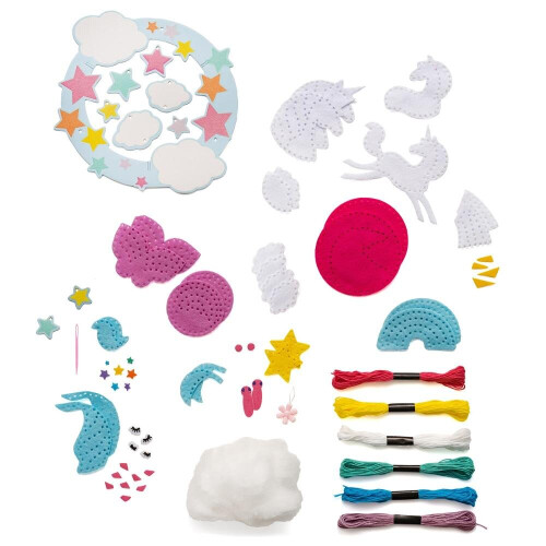 Unicorn Sew Cute Felt Mobile Craft Kit 2