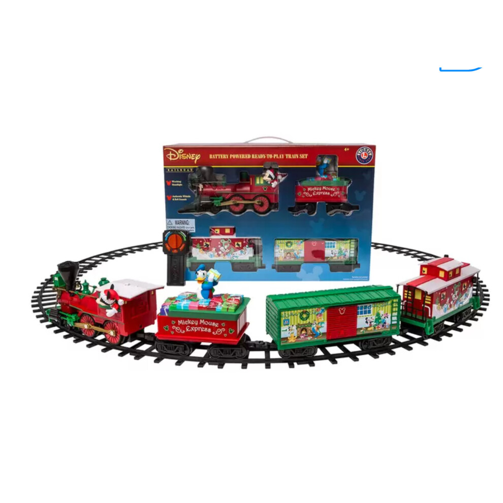 Disney Mickey Mouse 37 Piece Train Set with Lights & Sound