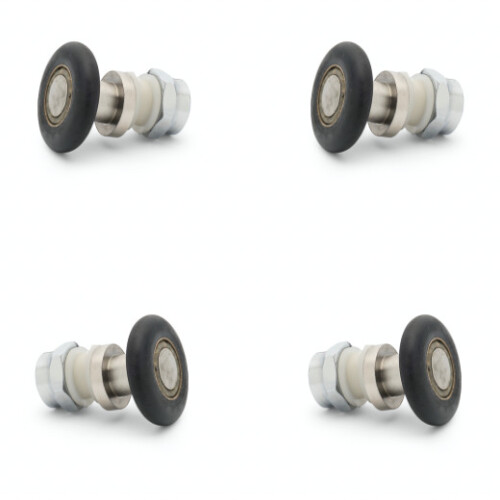 Pack of 4 x  Shower Door Roller/Wheel /Pulley 28mm Wheel Diameter AQ3