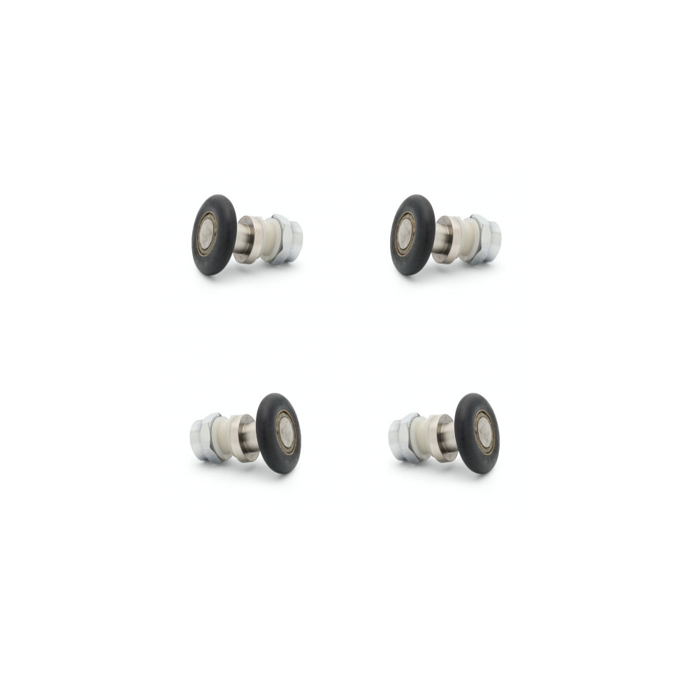 Pack of 4 x  Shower Door Roller/Wheel /Pulley 28mm Wheel Diameter AQ3