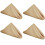 Gr8 Home (Latte) Set Of 4 Polyester Square Napkins Table Cloth 1