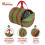Vivo Christmas Decorations Storage Case Handle + 3 Light Holder Cards Oxford 600D UK 3