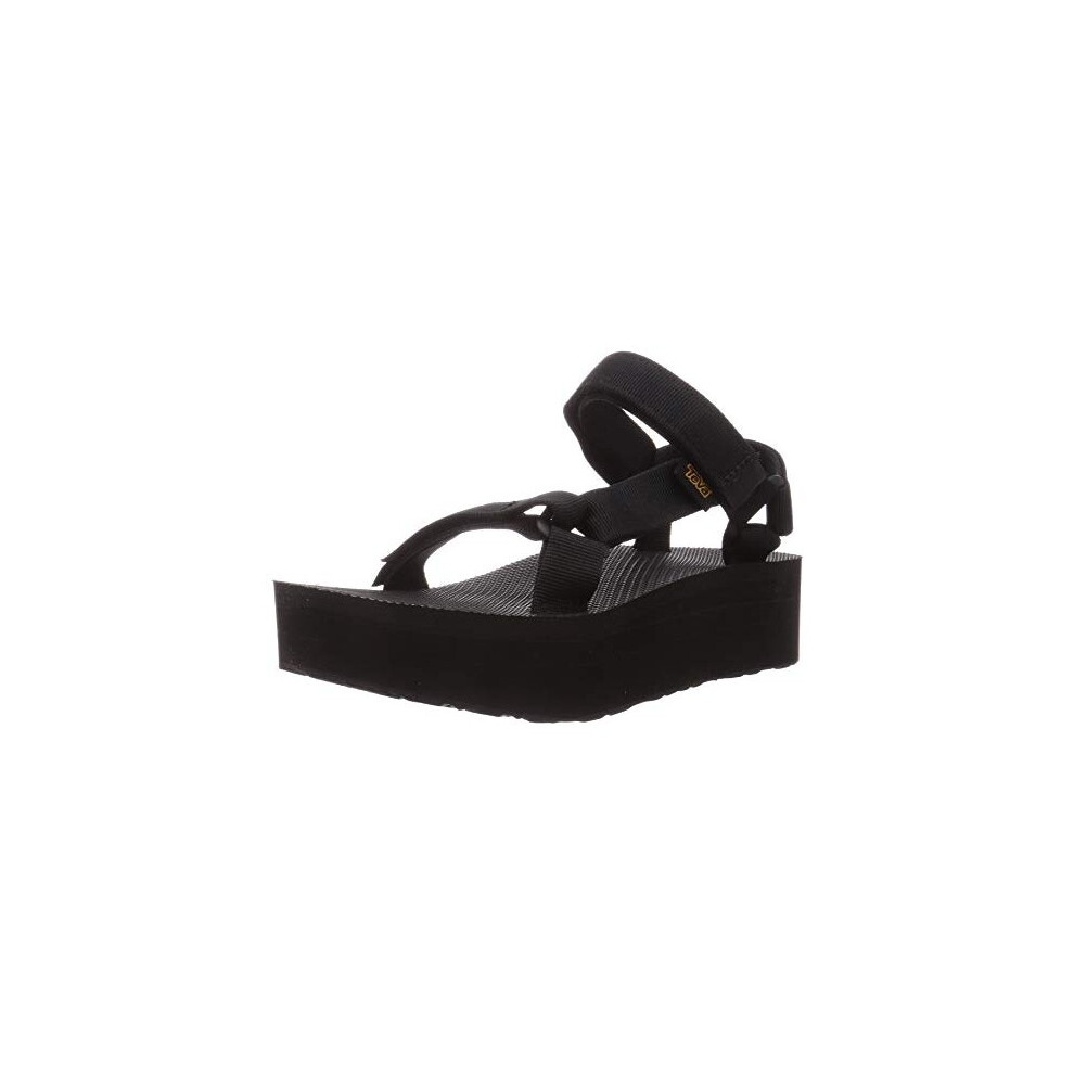 Sandali Con Velcro Teva W Platform Universal - Nero