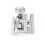 2 x B3 Bottom Shower Door Rollers/Runners/Wheels 18.2mm Wheel Diameter 4