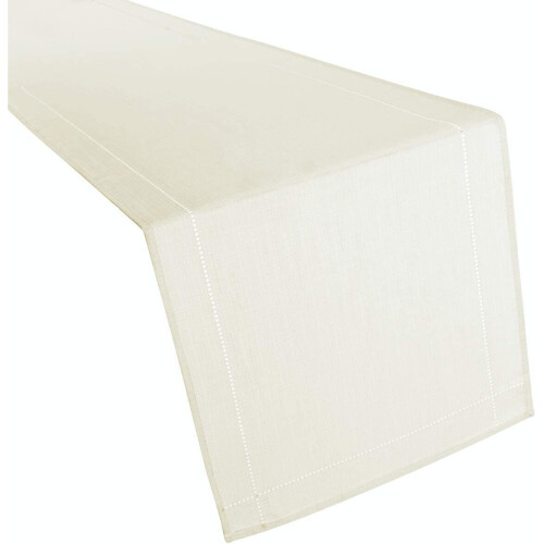 Gr8 Home (Cream) Polyester Table Runner Setting Tableware