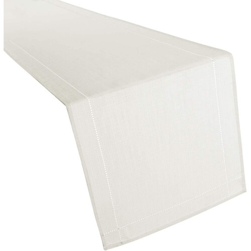 Gr8 Home (White) Polyester Table Runner Setting Tableware