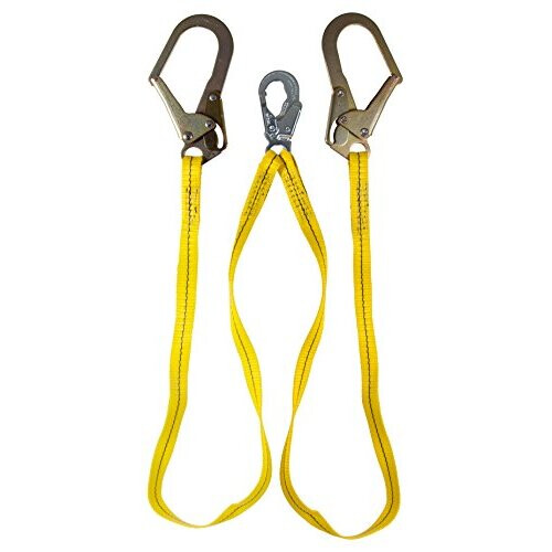 Guardian Fall Protection 01271 6-Πόδια Διπλό Λάστισμα Χωρίς Απορρόφηση Κρούσης με Γάντζο Rebar
